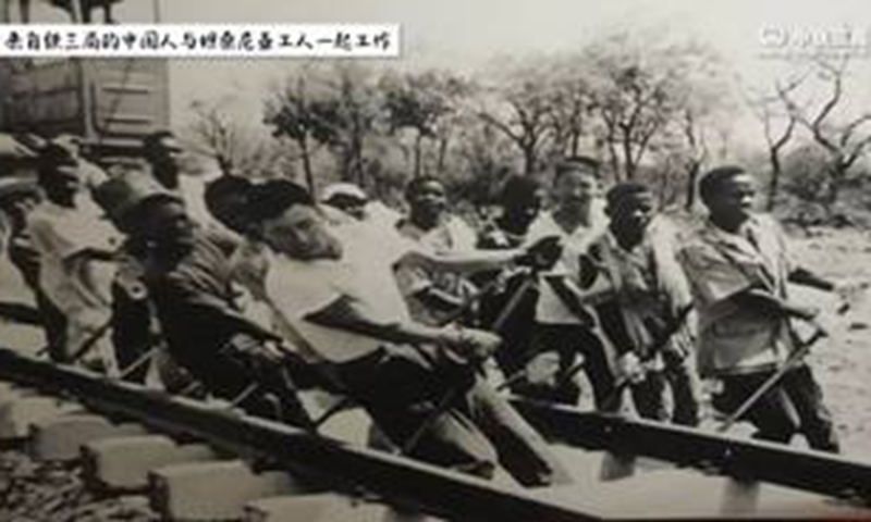 Chinese and African Workers Working Together