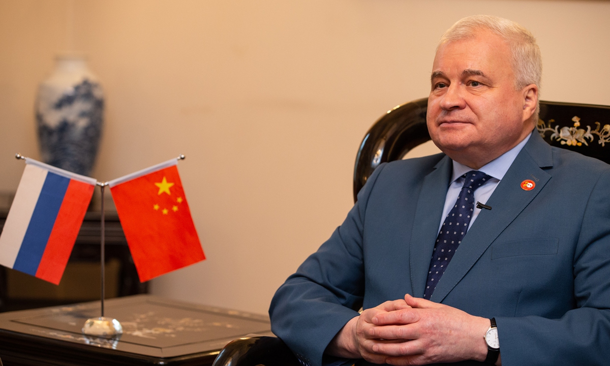 Russian Ambassador to China Andrey Denisov Photo: Li Hao/GT