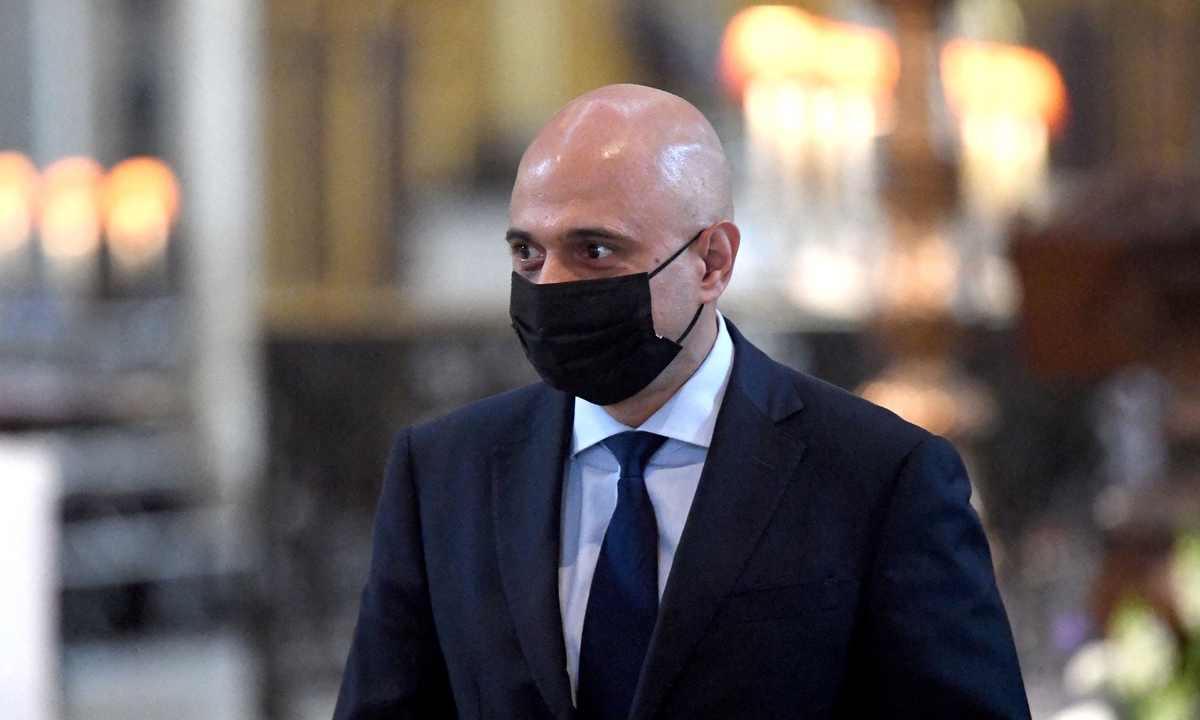 Sajid Javid Photo: VCG