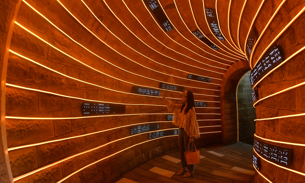 Visitors explore the National Palace Museum Relocation Memorial South in Southwest China's Chongqing on June 11. Photos: IC