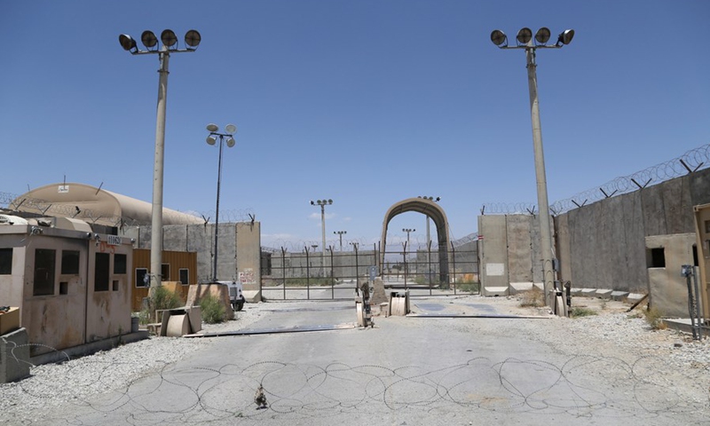 Photo taken on July 2, 2021 shows the Bagram Airfield after all U.S. and NATO forces evacuated in Parwan province, eastern Afghanistan.(Photo: Xinhua)