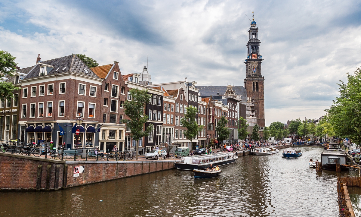 Westerkerk, the biggest church in Amsterdam, the Netherlands. Photo: IC