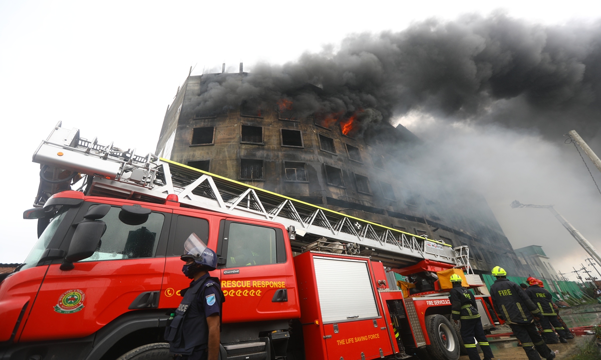 Bangladesh blaze
