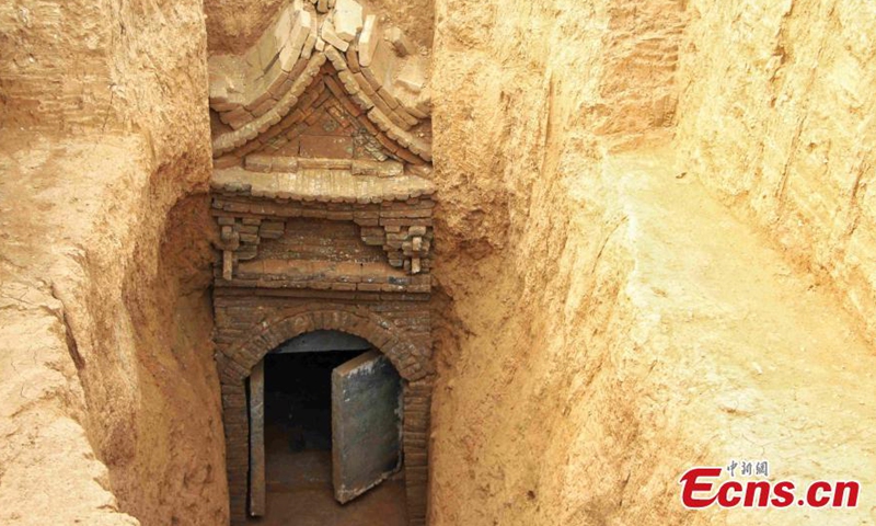 图为山东省济南市古墓群考古发掘现场。 图片：中新社