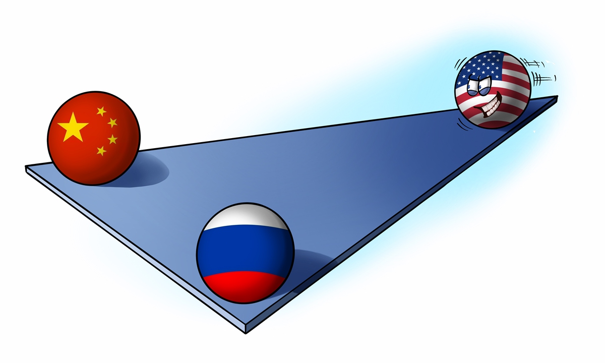 US attempt to drive wedge between Russia and China is doomed to fail -  Global Times