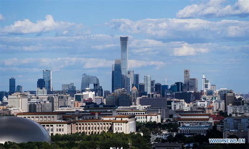 A view of downtown Beijing, capital of China File photo: Xinhua