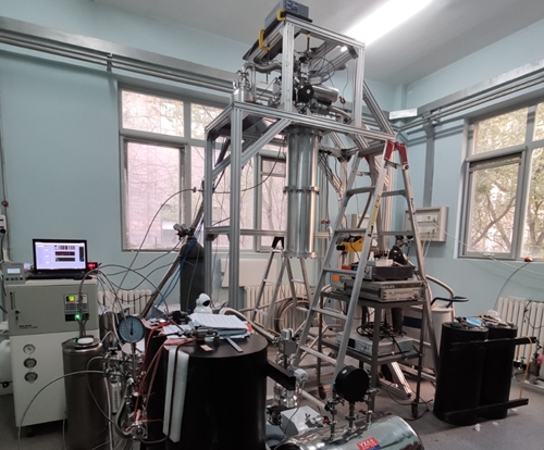 China's self-developed refrigeration equipment - a high-end scientific device that can provide an environment of near absolute zero without using liquid helium by the Institute of Physics, Chinese Academy of Sciences. Photo: screenshot from web 