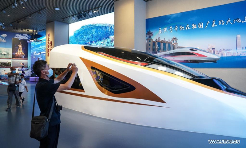 People visit the Museum of the Communist Party of China (CPC) in Beijing, capital of China, July 15, 2021. Located in the Chaoyang District of Beijing, the Museum of the CPC opens to the public from July 15 and accepts online appointments for free visits from 9 a.m. to 5 p.m.Photo:Xinhua