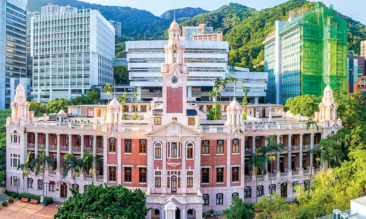 A view of Loke Yew Hall of the Hong Kong University Photo: VCG