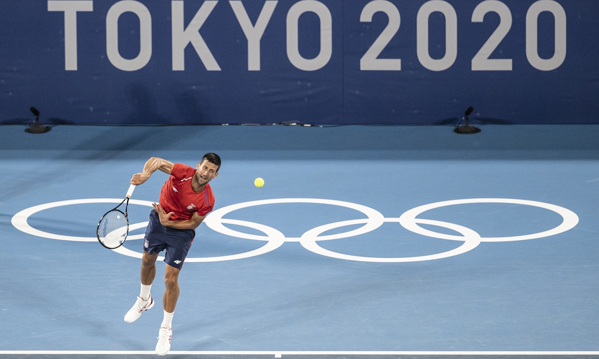 Novak Djokovic Photo: VCG