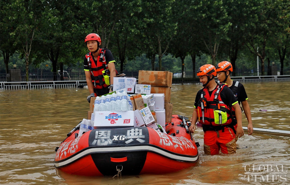 Endian rescue team helps save elderly, children trapped in a university ...
