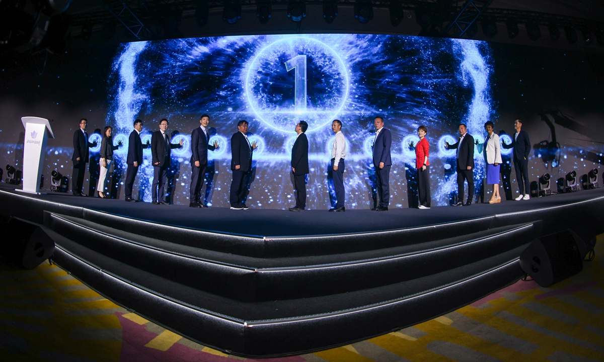 Guests at the launch ceremony for the 2021 Shanghai International Advertising Festival Photo: Courtesy of the organizers