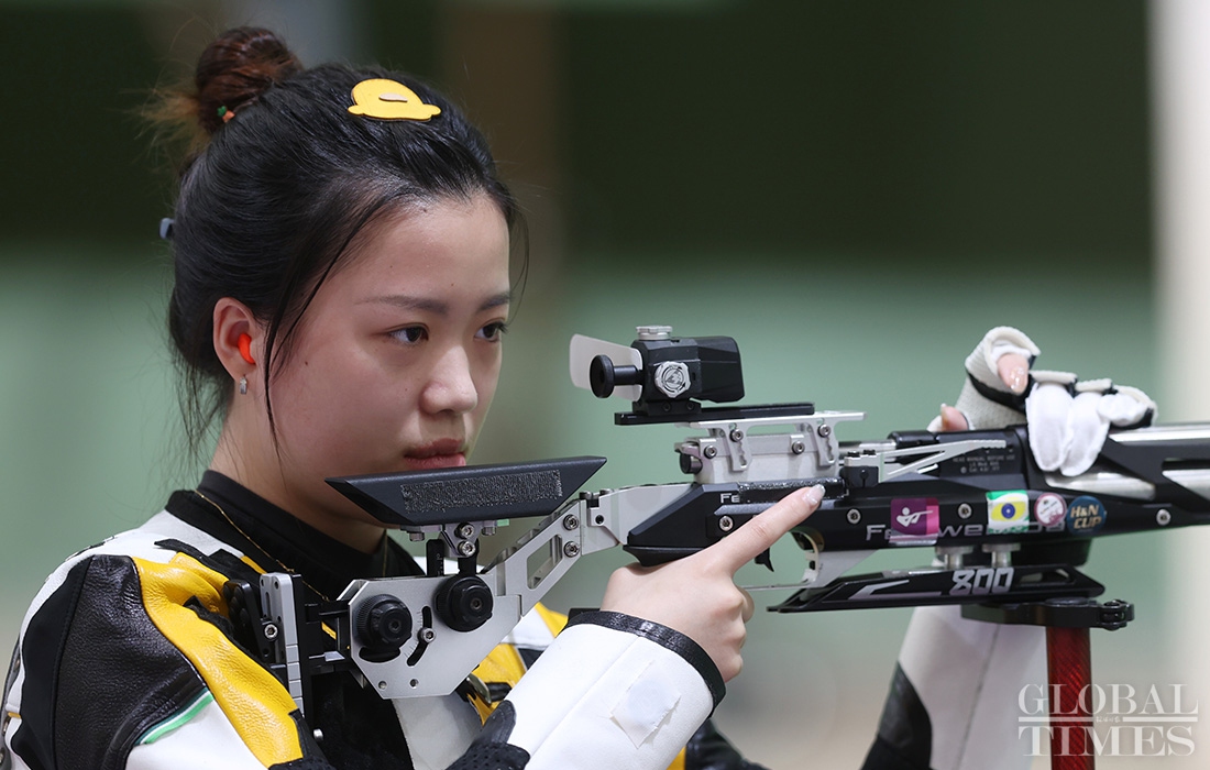 Yang Qian wins Tokyo Olympics first gold medal Photo:Cui Meng/GT