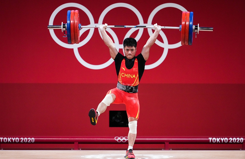 Chinese weightlifter Li Fabin. Photo: CFP