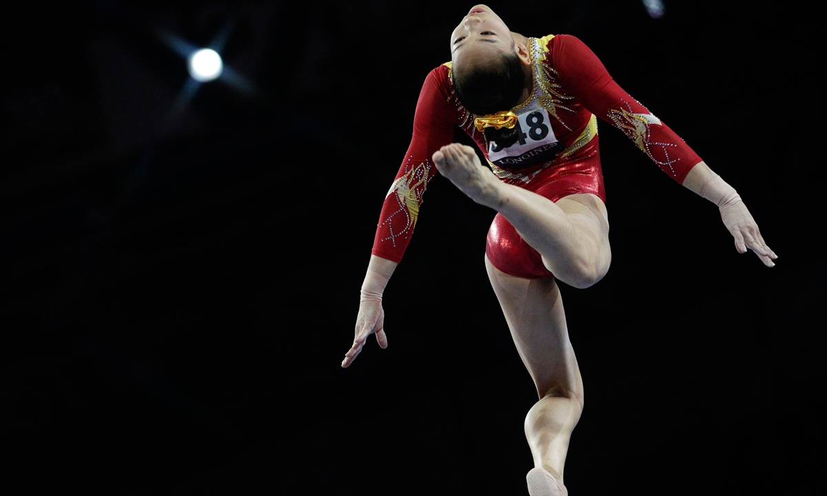 Chinese gymnast Tang Xijing Photo: VCG 
