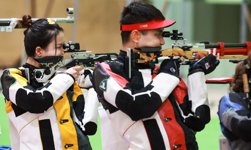 China wins 10m air rifle mixed team gold at Tokyo Olympics - Global Times