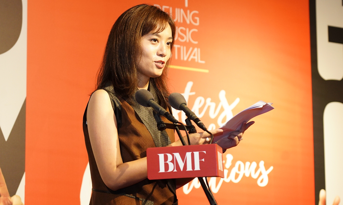 BMF artistic director Zou Shuang Photo: Courtesy of BMF