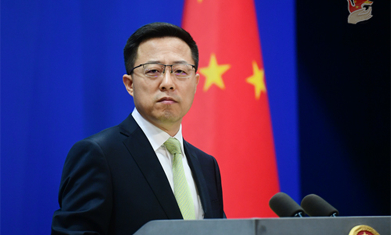 Chinese Foreign Ministry spokesperson Zhao Lijian