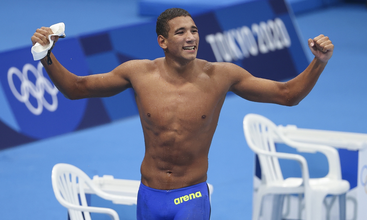 Ahmed Hafnaoui of Tunisia  Photo: VCG