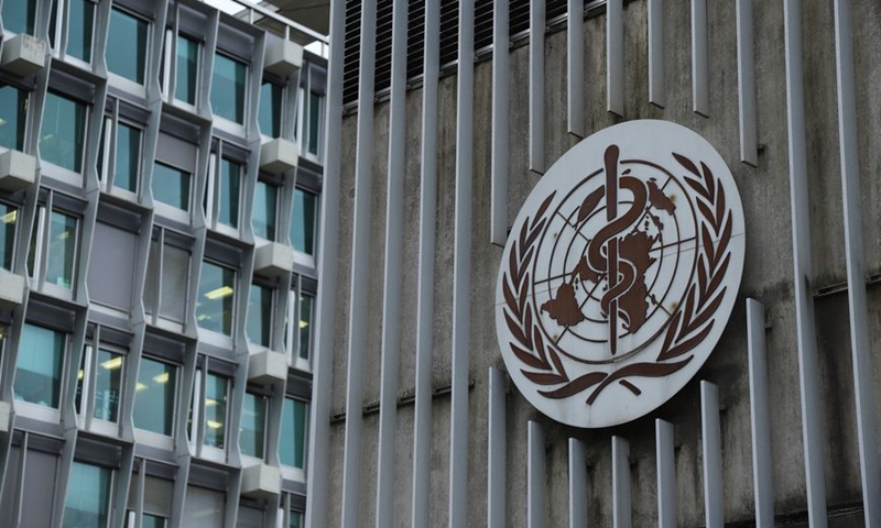 Photo taken on Jan. 30, 2020 shows the headquarters of the World Health Organization (WHO) in Geneva, Switzerland.Photo:Xinhua