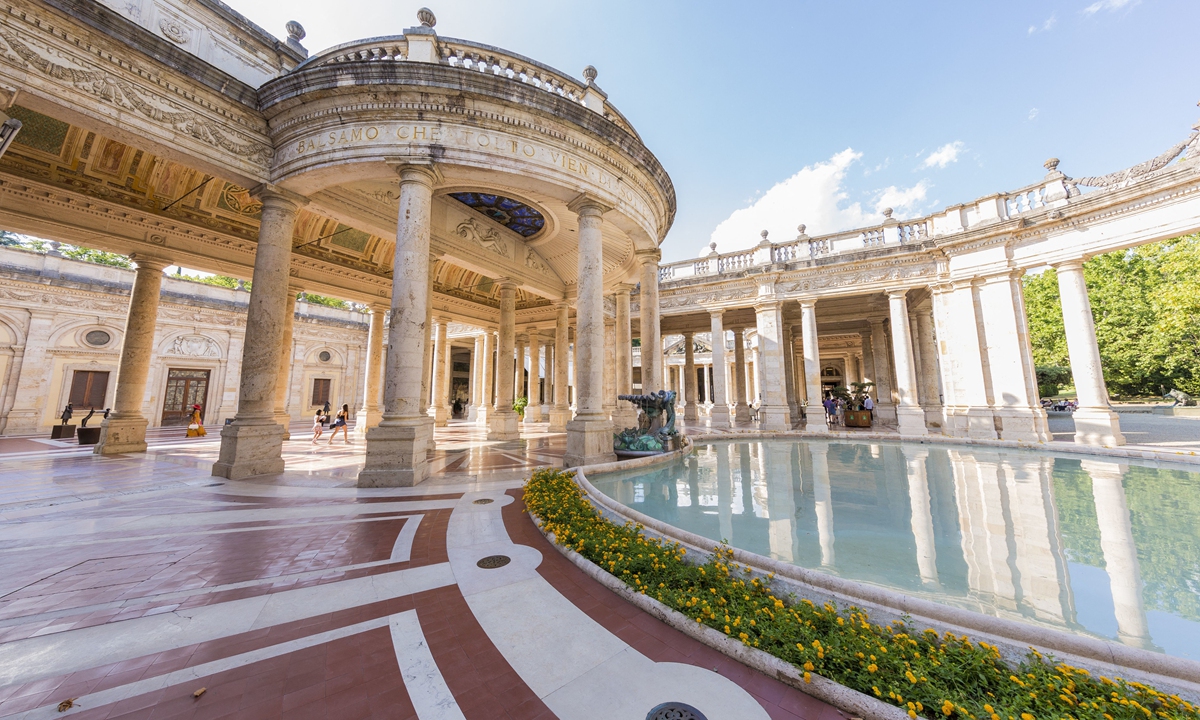 Italy's spa town Montecatini Terme 
Photo: AFP