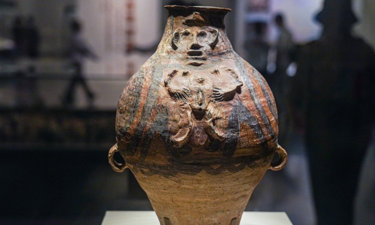 Colorful pottery belonging to China's Majiayao culture Photos: IC