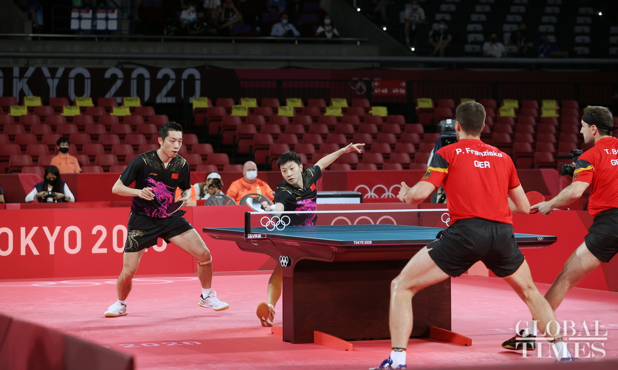 Live from Tokyo Chinese paddlers ease to fourth straight Olympic men's team gold Global Times