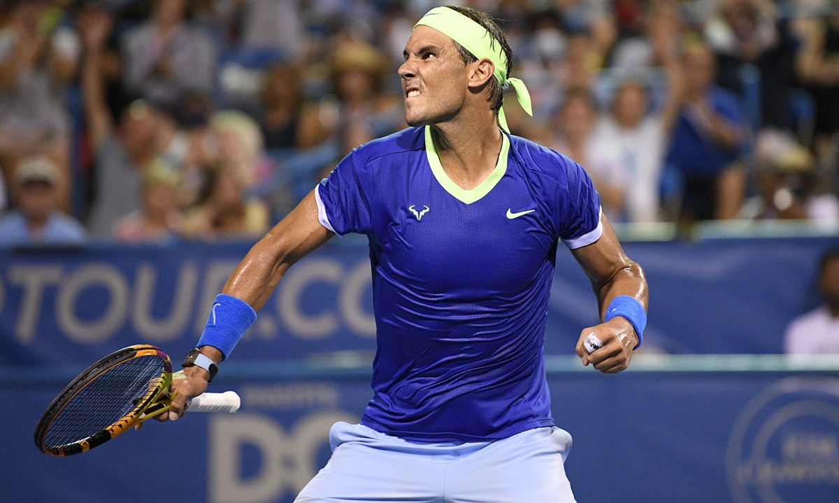 Rafael Nadal Photo: VCG