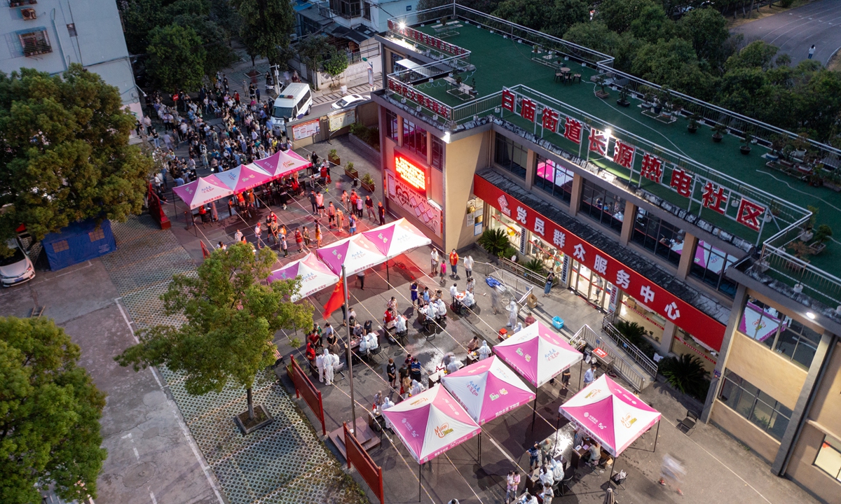 Jingmen, a city near Wuhan in Central China's Hubei Province, has become another city of concern amid the recent outbreak as 33 new infections including confirmed cases and asymptomatic carriers were reported on Monday, 22 of them were in the city. Photo: VCG