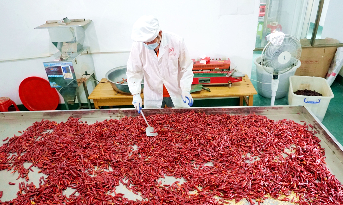 Packing profitable peppers Global Times