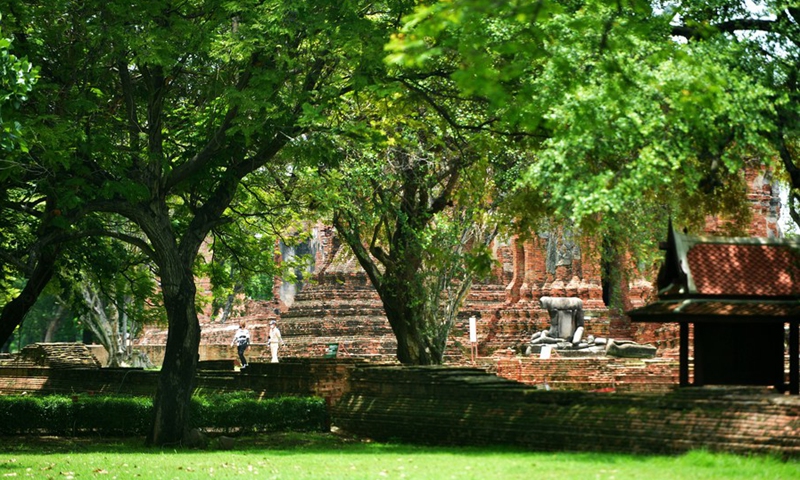 Photo taken on Aug. 17, 2021, shows the historic city of Ayutthaya in Ayutthaya, Thailand(Photo: Xinhua)
