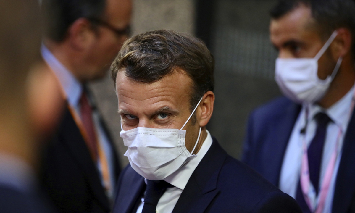 French President Emmanuel Macron Photo: AFP