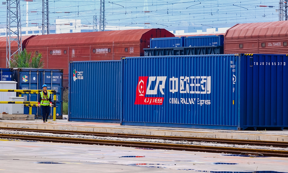 China-Europe freight train Photo:VCG