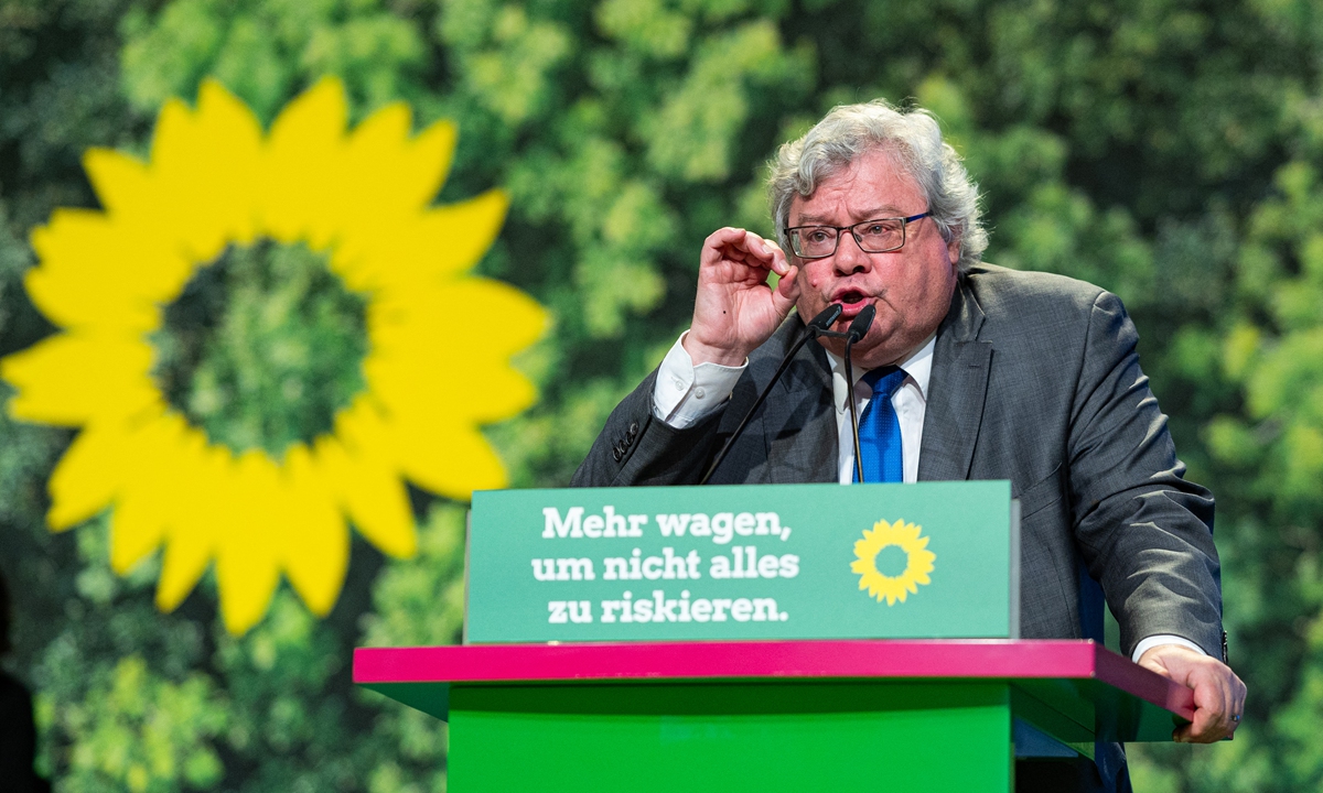 Reinhard Bütikofer, who chairs the European Parliament's delegation for relations with China. Photo: AFP