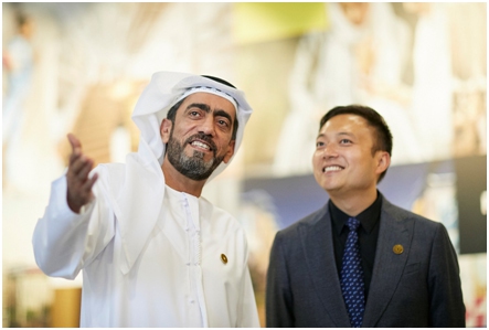 Mohammed AlHashmi, Chief Technology Officer, Expo 2020 Dubai, and Victor AI, founder and CEO of Terminus Group   Photo: Terminus Group