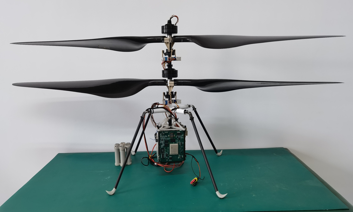 The prototype of the Mars cruise drone Photo: Courtesy of NSSC, CAS
