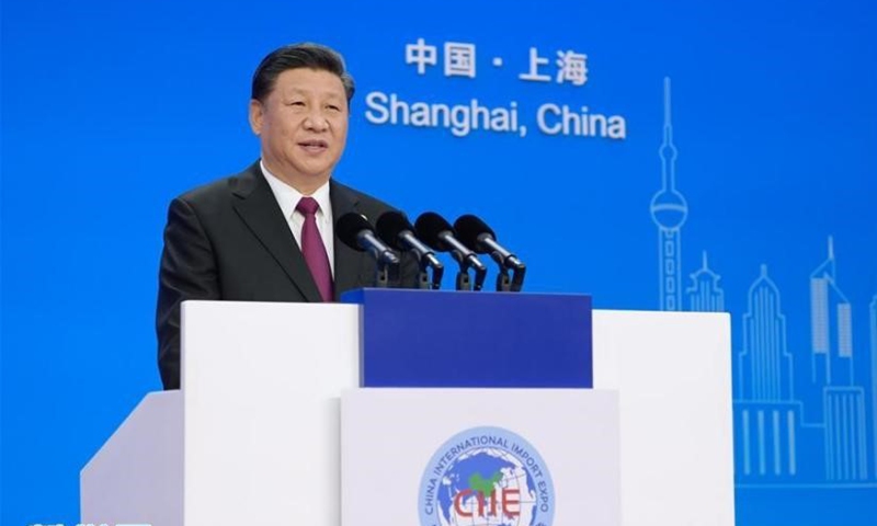 President Xi Jinping attends the Opening Ceremony of the first CIIE and delivers a keynote speech in Shanghai