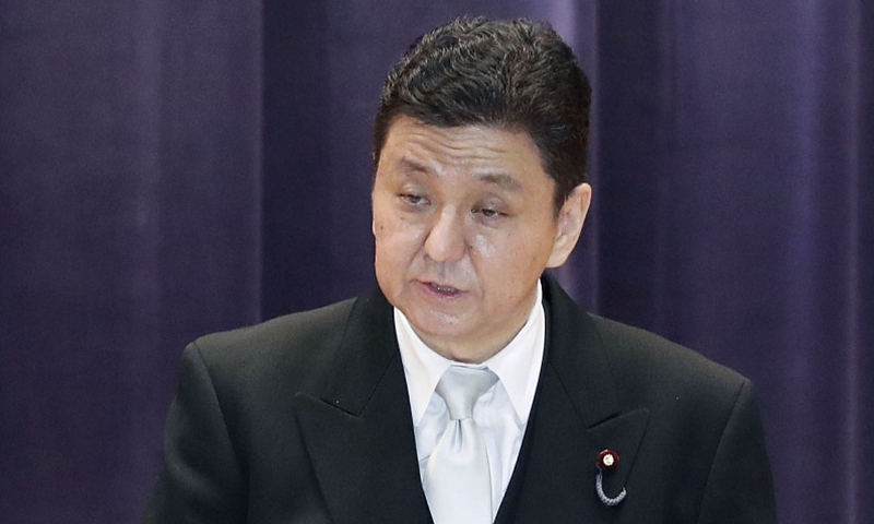 Japan's Defense Minister Nobuo Kishi. Photo: VCG