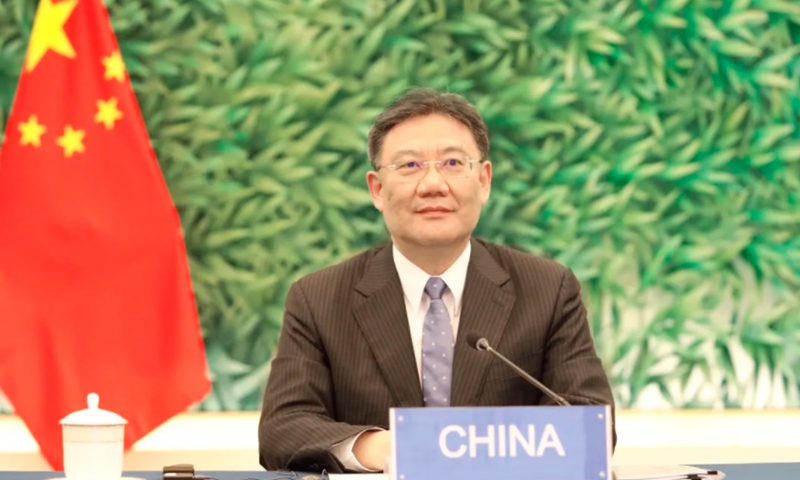 Wang Wentao, China's Minister of Commerce Photo: Wechat account of China's Ministry of Commerce