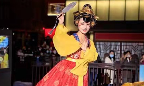 Feng Jiachen, a dancer from Xi'an in Northwest China's Shaanxi Province. Photo: Sina Weibo 