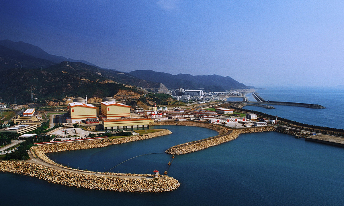 A view of the Daya Bay Nuclear Power Station in South China's Guangdong Province File Photo: CFP