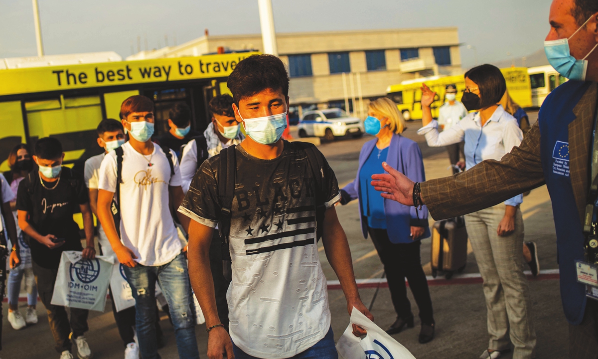 Minor refugees Global Times