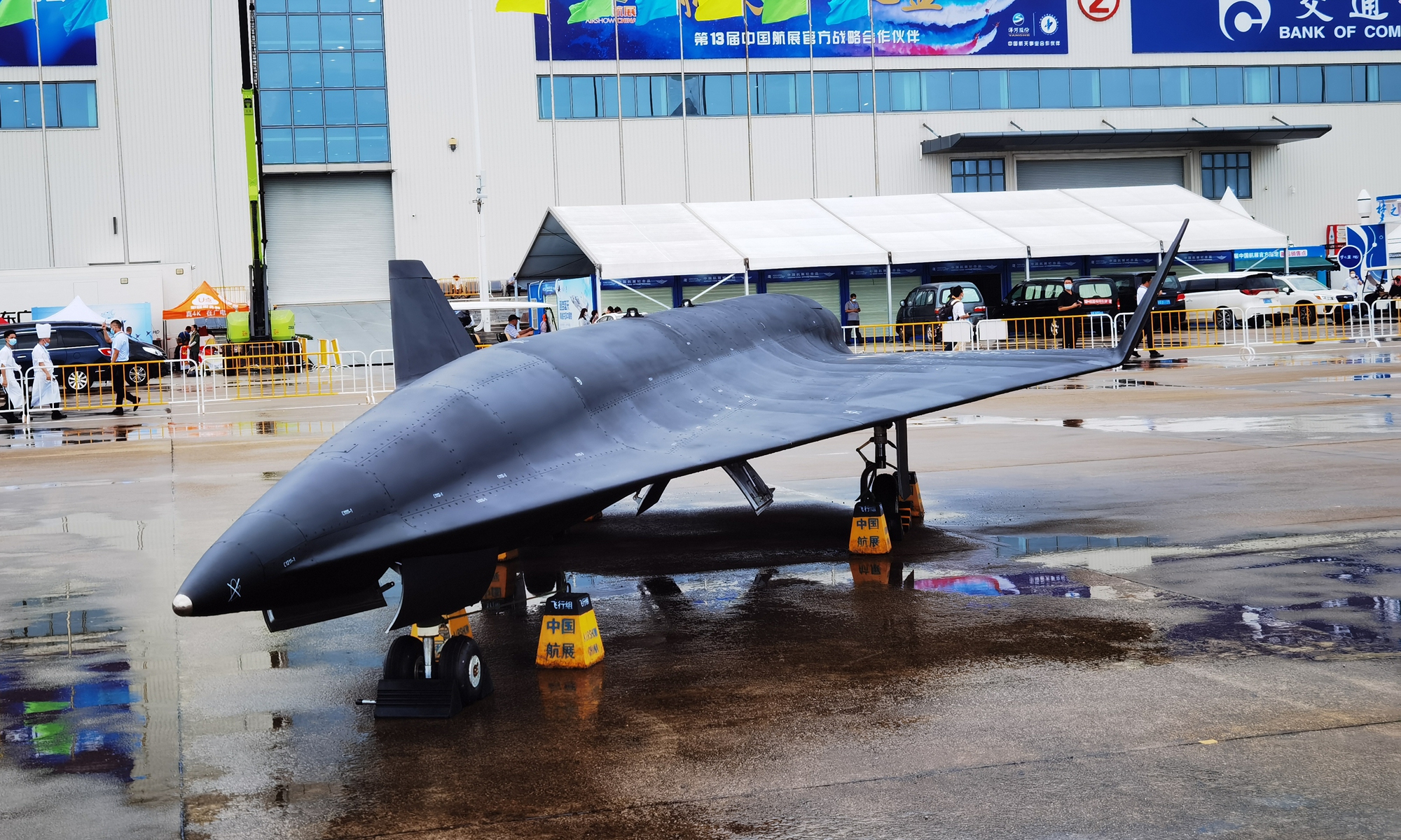 The WZ-8 reconnaissance drone is seen at Airshow China 2021 in Zhuhai, South China's Guangdong Province on Tuesday.
Photo: Yang Sheng/Global Times