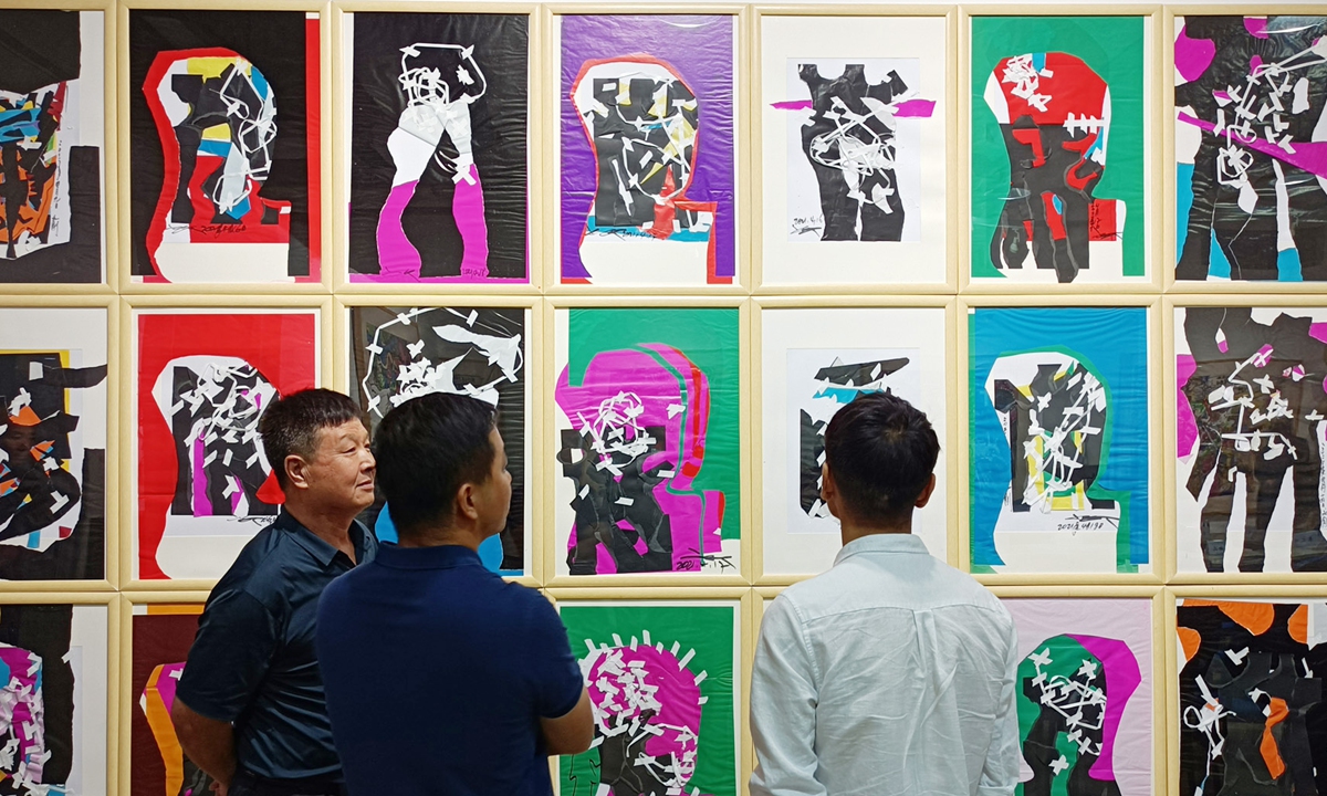 The exhibition Photo: Courtesy of Liu Yonggang