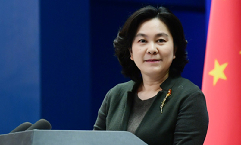 Chinese Foreign Ministry spokesperson Hua Chunying Photo: fmprc.gov.cn

