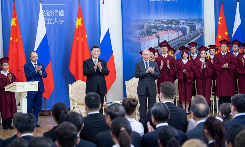 On 6 June, 2019, Saint Petersburg State University awarded an honorary doctorate to President Xi.