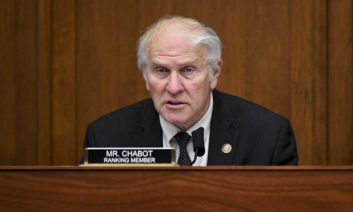 WASHINGTON, DC - JULY 17: Representative Steve Chabot, (R-OH) and ranking member of the House Small Business Committee, speaks as Steven Mnuchin, U.S. Treasury secretary, left, listens during a House Small Business Committee hearing on July 17, 2020 in Washington, D.C. Erin Scott-Pool/Getty Images/AFP
POOL / GETTY IMAGES NORTH AMERICA / Getty Images via AFP
