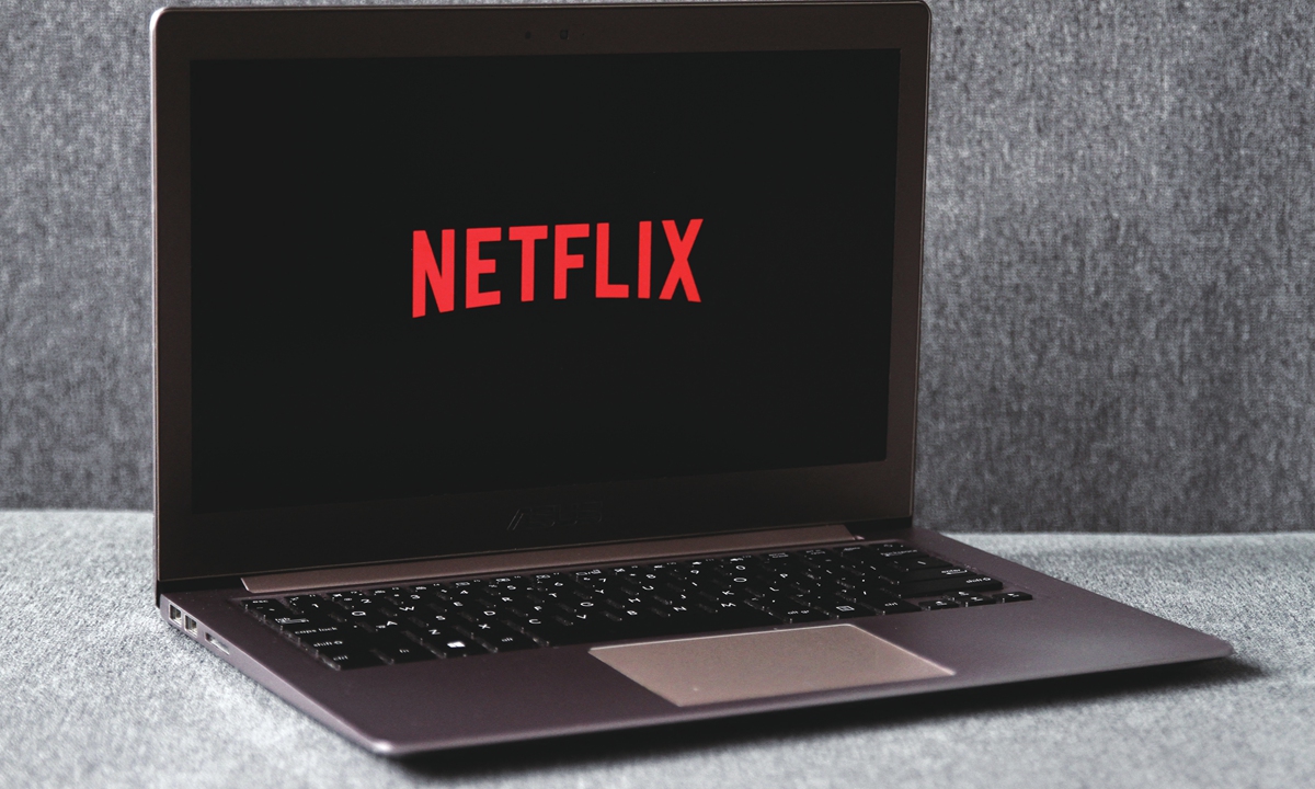  Netflix logo displayed on a laptop screen Photo: AFP