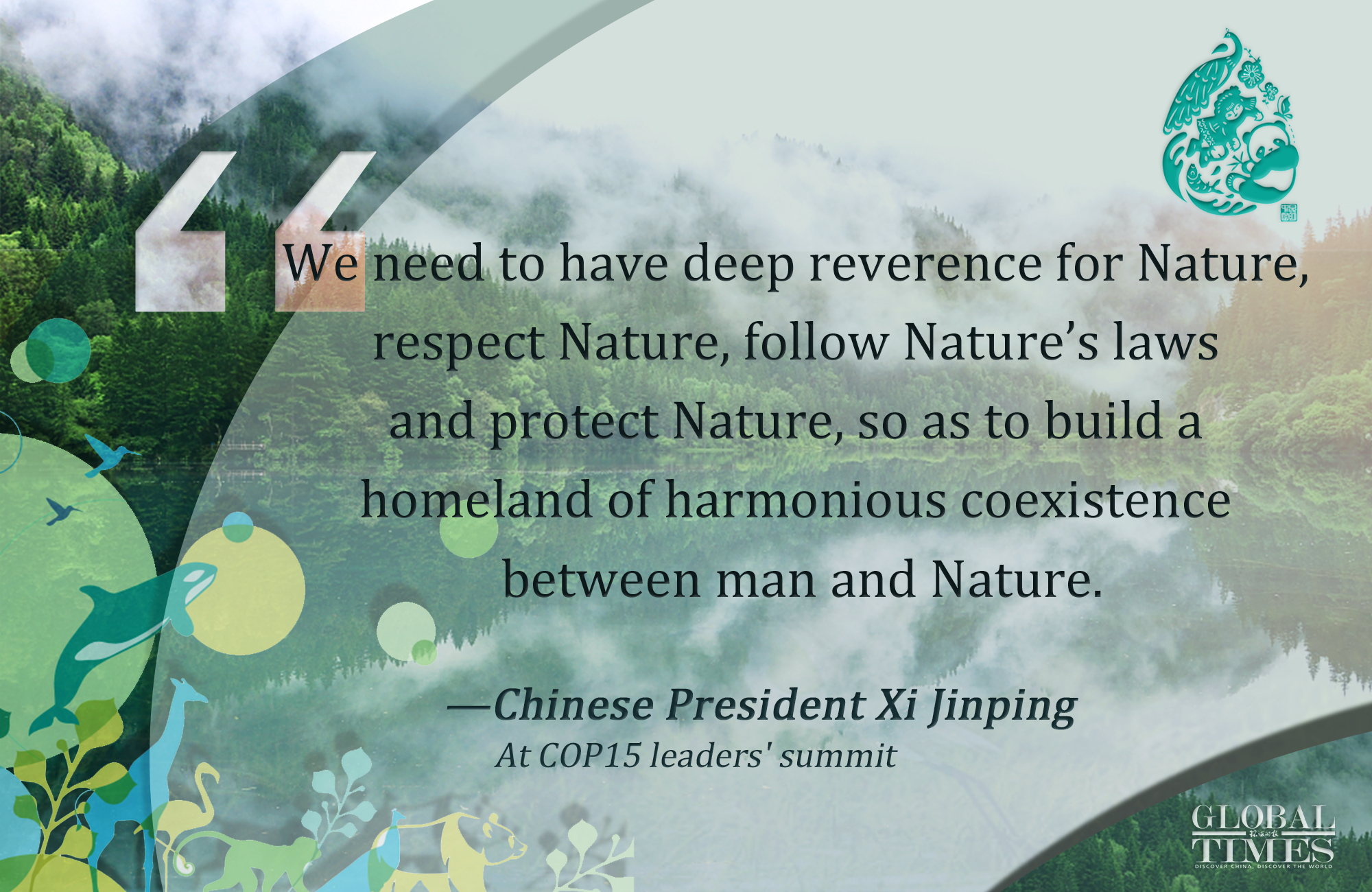Highlights of Xi' speech at COP15 leaders' summit Graphic: Yu Tianjiao/GT
