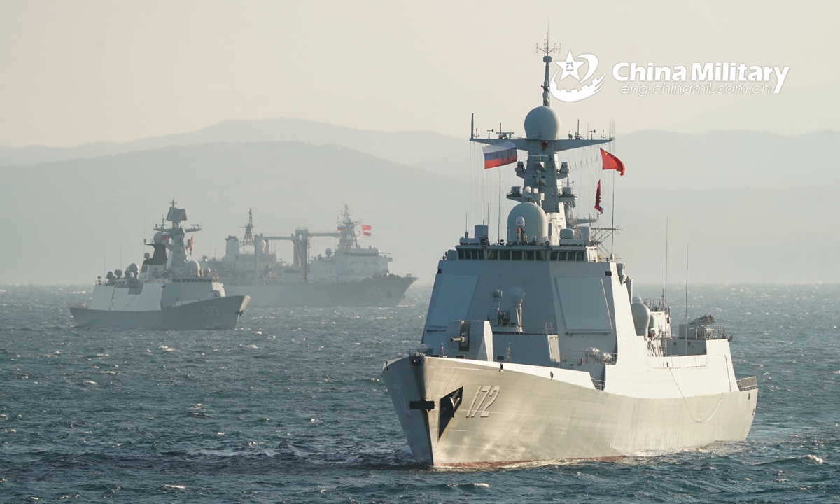 Chinese, Russian warships' 1st joint patrol sails through Tsugaru Strait in line with intl law, 'could feature encirclement of Japan or approach US' - Global Times